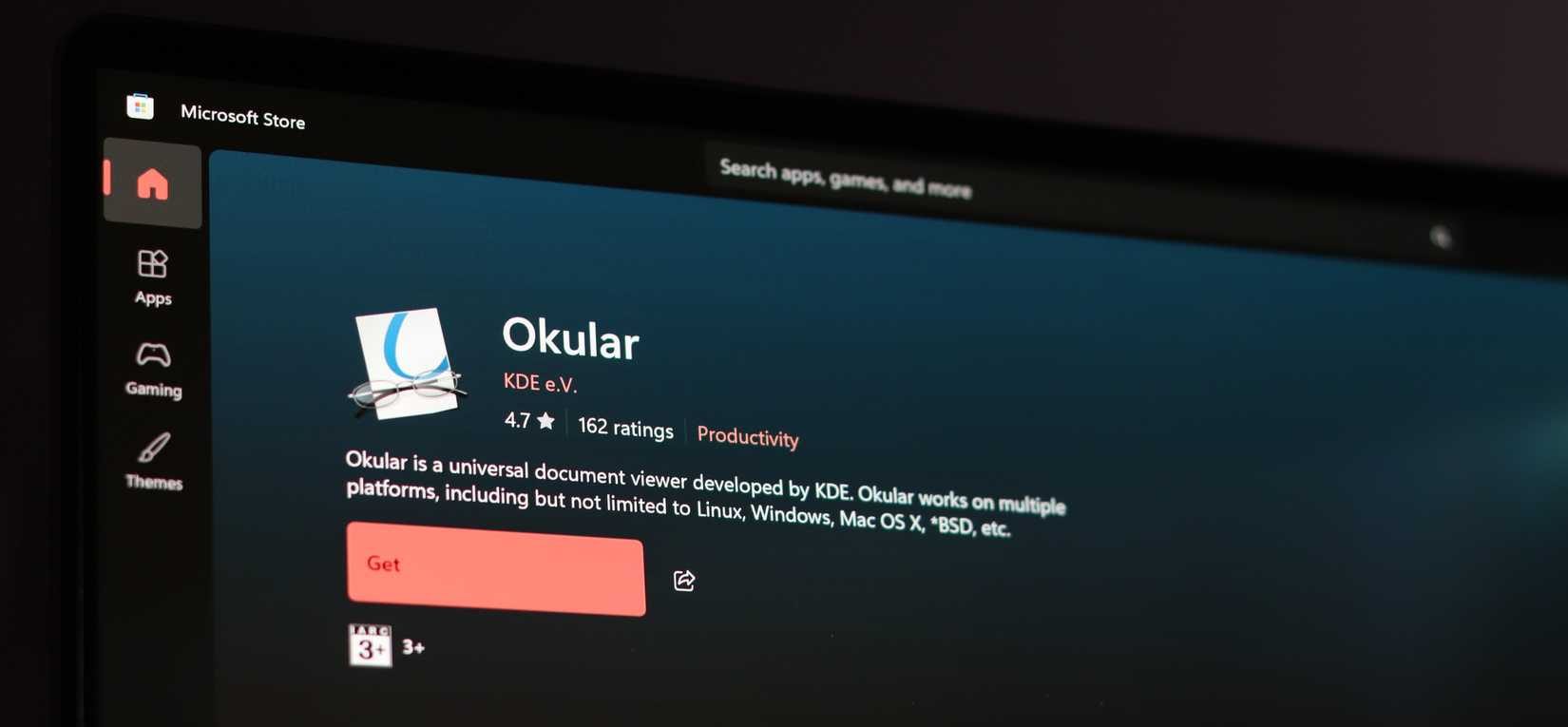صفحة Okular في متجر Microsoft.